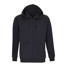 Sol'S Carter - Unisex Full-Zip Hoodie – Black