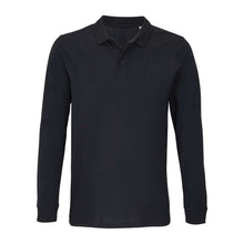 Sol'S Planet Lsl - Unisex Long Sleeve Polo Shirt – Black