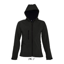 SOL'S REPLAY WOMEN - HOODED SOFTSHELL – Black