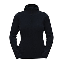 Lux Női Kapucnis Kötött Polárdzseki – Blue Midnight Heather