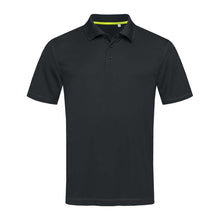 Mesh Uniszex Galléros Póló – Black Opal