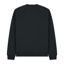 Knoxer uniszex laza szabású raglán pulóver – Black