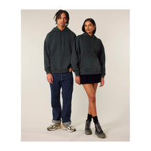 Slammer 2.0 vintage oversized kapucnis pulóver – G. Dyed Black Rock