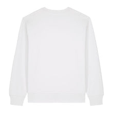 The Thinker unisex kereknyakú pulóver – White