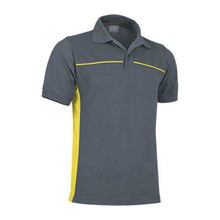 THUNDER póló – Cement Grey-Lemon Yellow